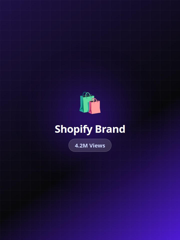 Shopify Brand — 4.2M Views